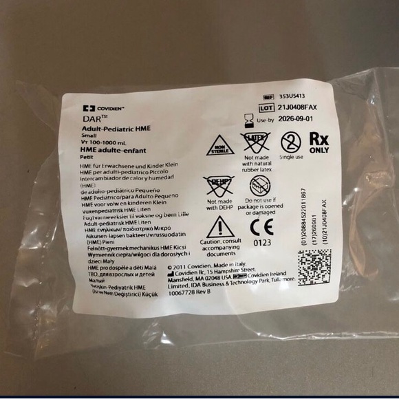 Covidian DAR HME New Sealed Qty 15 - Picture 3 of 4